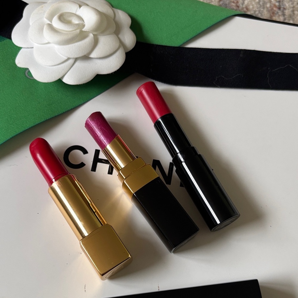 CHANEL Lipstick Collection - Radiant Red and Pink Shades